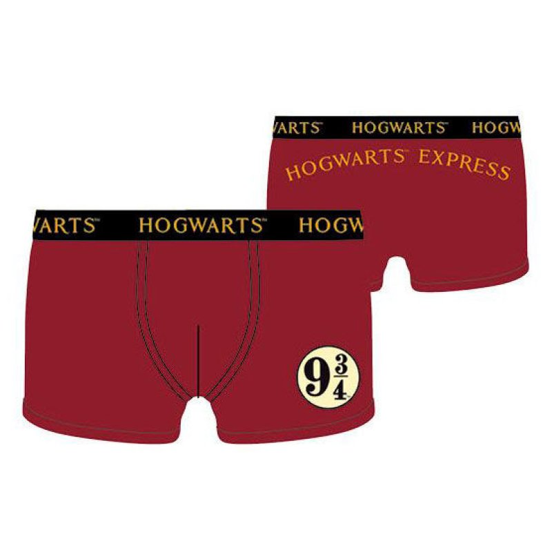 Harry Potter Hogwarts Express Platform 9 3/4 adult boxer