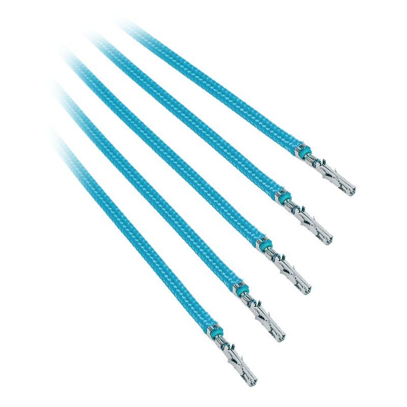 BitFenix compatible Alchemy 2.0 PSU Cable, 5x 20cm - hellblau