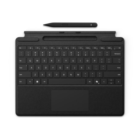 MS Surface Zubehör Type Cover für 8/9/10/11 Pro inkl. Slim 2 Pen *schwarz* - Englisch Intl