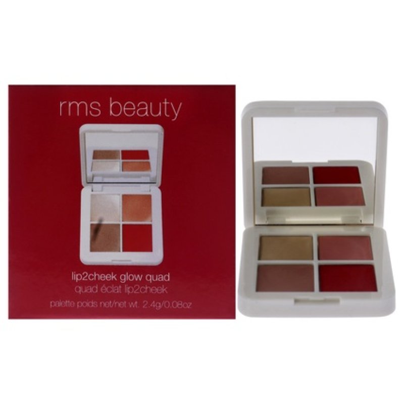 Rms Beauty Lip2cheek Glow Quad Mini 008 Oz Makeup