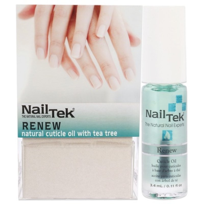 Nail Tek Renew Natural Cuticle Oil With Tea Tree 24 X 011 Oz Nail Treatment