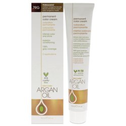 One N Only Argan Oil Permanent Color Cream 7rg Medium Tangerine Blonde 3 Oz Hair Color