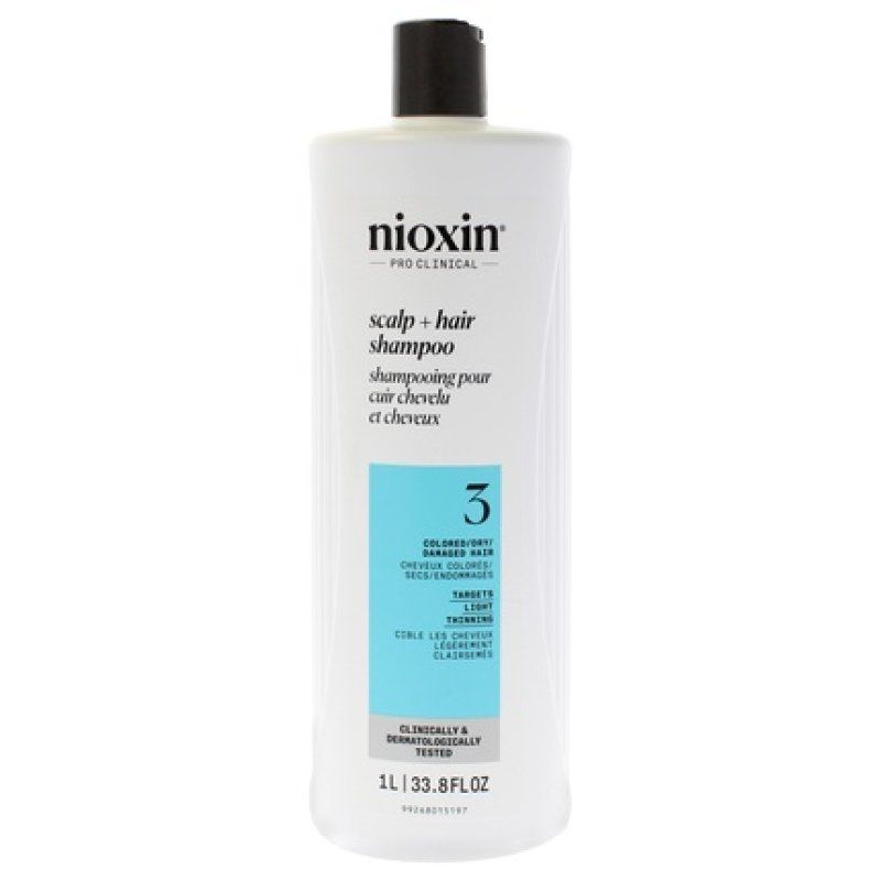 Nioxin System 3 Cleanser Shampoo 338 Oz For Unisex