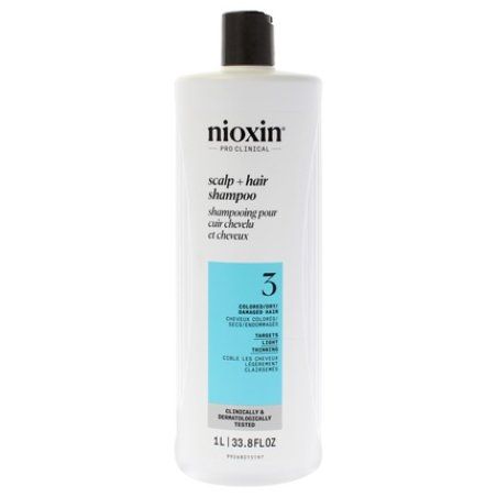 Nioxin System 3 Cleanser Shampoo 338 Oz For Unisex