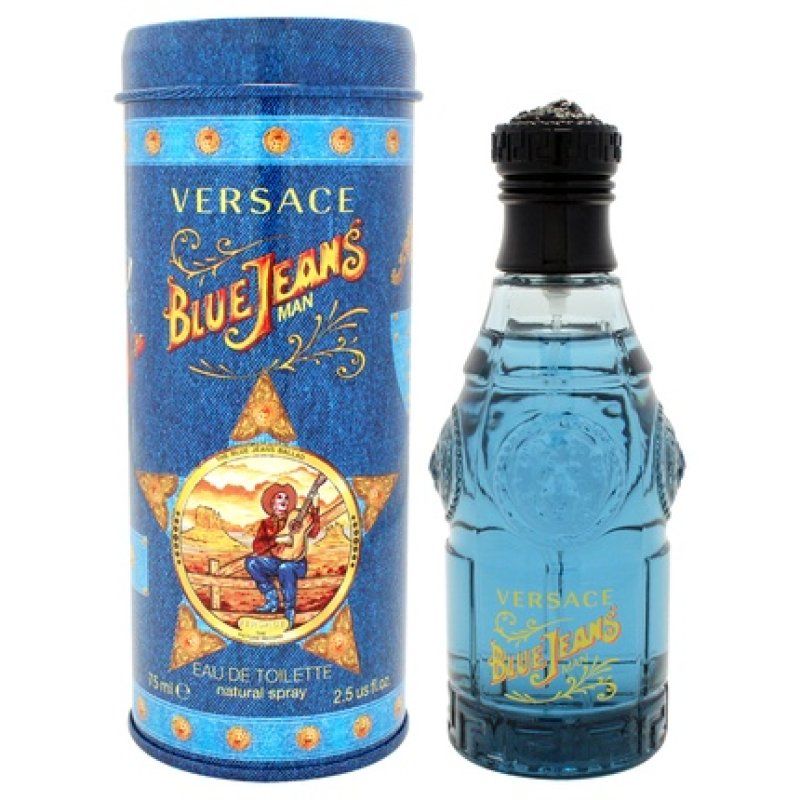 Versace Blue Jeans For Men 25 Oz Eau De Toilette Spray