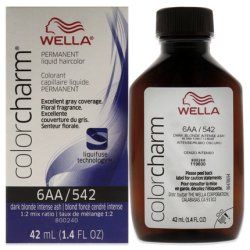 Wella Color Charm Permanent Liquid Hair Color 542 6aa Ash Blonde 142 Oz