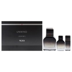 Tumi Unwind For Men 3 Piece Gift Set With 34oz 1oz And 05oz Eau De Parfum Sprays