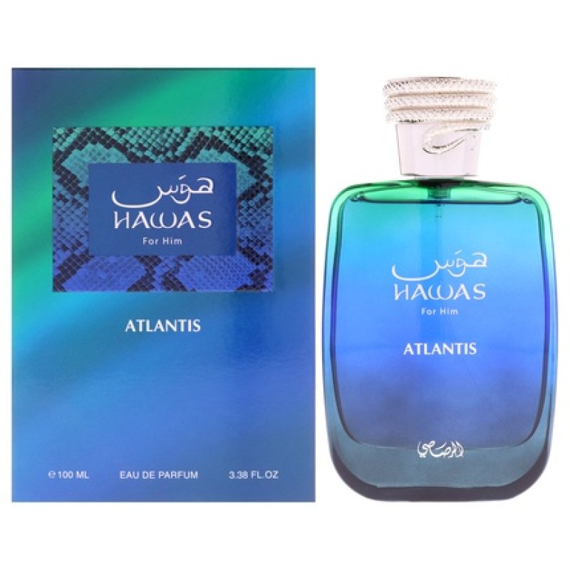 Rasasi Atlantis For Men 338 Oz Eau De Parfum Spray