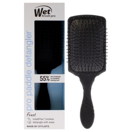 Wet Brush Pro Paddle Detangler Brush Frost Black 1 Piece Hair Brush
