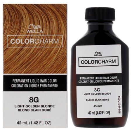 Wella Color Charm Permanent Liquid Hair Color 8g Light Golden Blonde 142 Oz