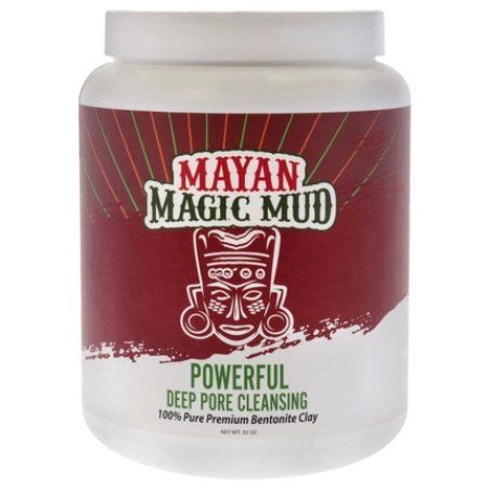 Mayan Magic Mud Powerful Deep Pore Cleansing Bentonite Clay 32 Oz Cleanser