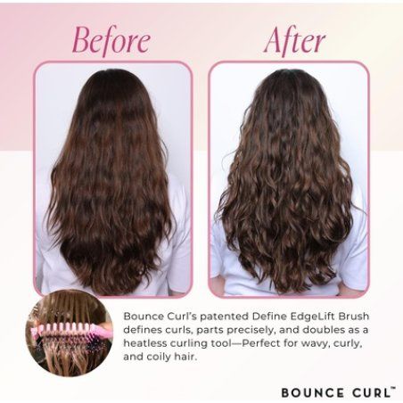Bounce Curl Original Define Edgelift Brush Pink
