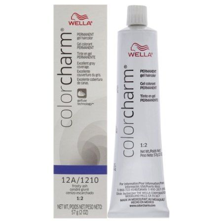 Wella Color Charm Permanent Hair Color Gel 12a 1210 Frosty Ash 2 Oz