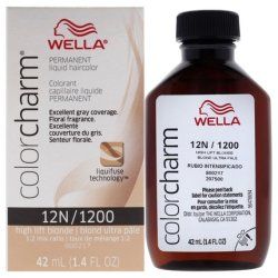 Wella Color Charm Permanent Liquid Hair Color 12n 1200 High Lift Blonde 142 Oz