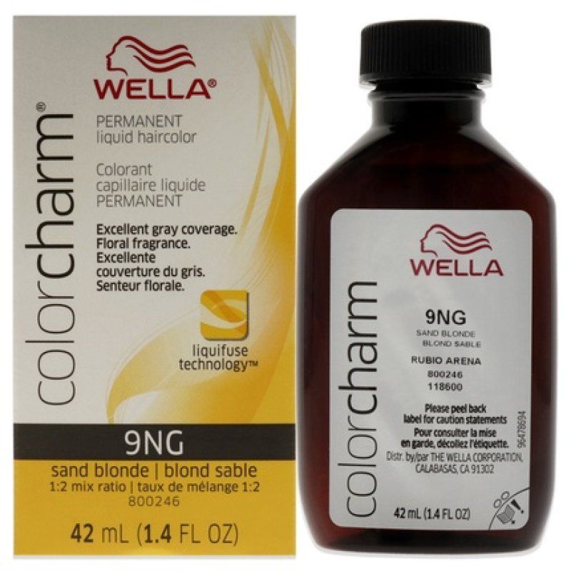 Wella Color Charm Permanent Liquid Hair Color 9ng Sand Blonde 142 Oz