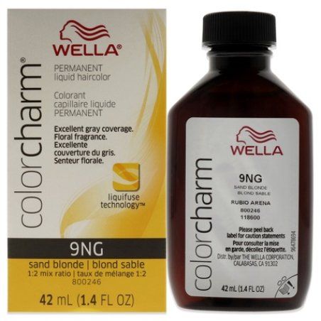 Wella Color Charm Permanent Liquid Hair Color 9ng Sand Blonde 142 Oz