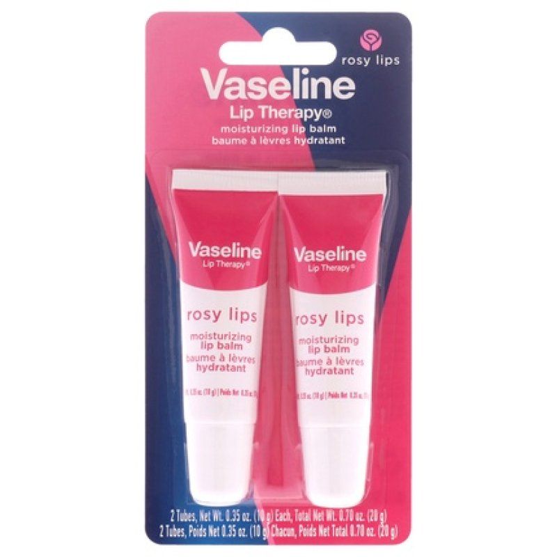 Vaseline Lip Therapy Rosy Lips 2 X 035 Oz Lip Balm