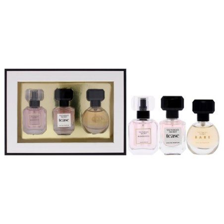 Victorias Secret Mini Gift Set 3 Piece Set With Bombshell Tease And Bare Eau De Parfum Sprays