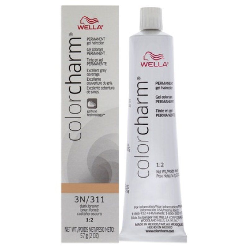 Wella Color Charm Permanent Hair Color Gel 311 3n Dark Brown 2 Oz