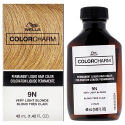 Wella Color Charm Permanent Liquid Hair Color 9n Very Light Blonde 142 Oz