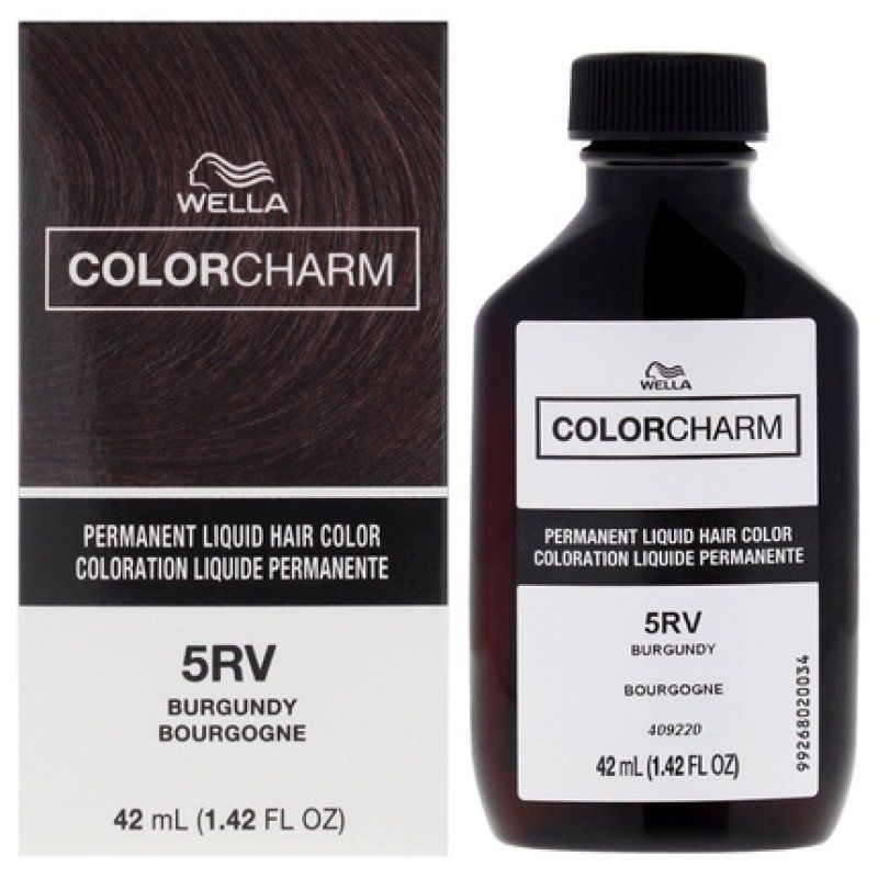 Wella Color Charm Permanent Liquid Hair Color 5rv Burgundy 142 Oz