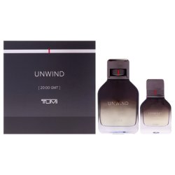 Tumi Unwind For Men 2 Piece Gift Set With 68oz Edp Spray And 1oz Edp Spray