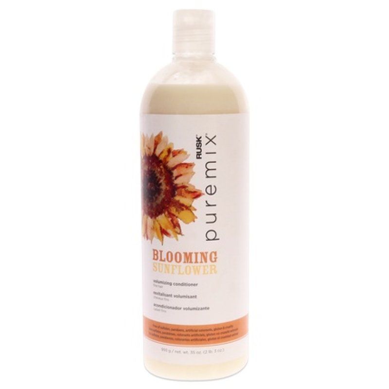 Rusk Puremix Blooming Sunflower Volumizing Conditioner Fine Hair 35 Oz