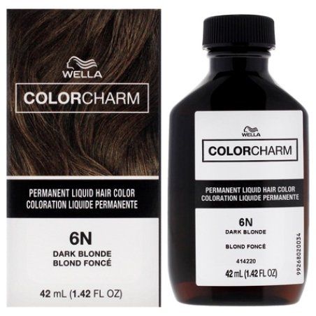 Wella Color Charm Permanent Liquid Hair Color 6n Dark Blonde 142 Oz
