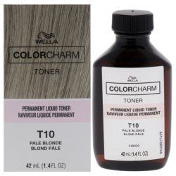 Wella Color Charm Permanent Liquid Toner T10 Pale Blonde 14 Oz