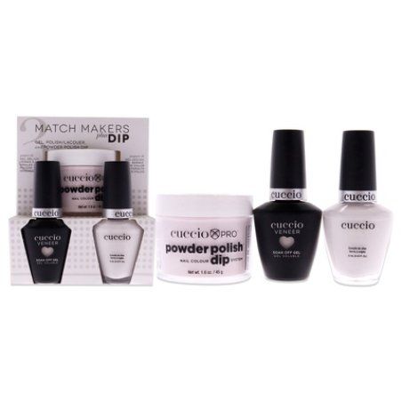 Cuccio Colour Match Makers Plus Dip Are You Kitten Me 3 Piece Set With 16oz Pro Powder Polish Dip System 044oz Veneer