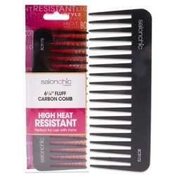 Salonchic Fluff Carbon Comb High Heat Resistant 625 Unisex