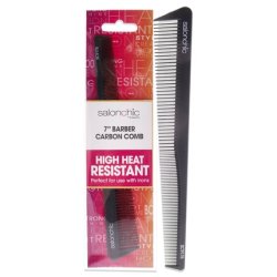 Salonchic Barber Taper Carbon Comb High Heat Resistant 7 Unisex