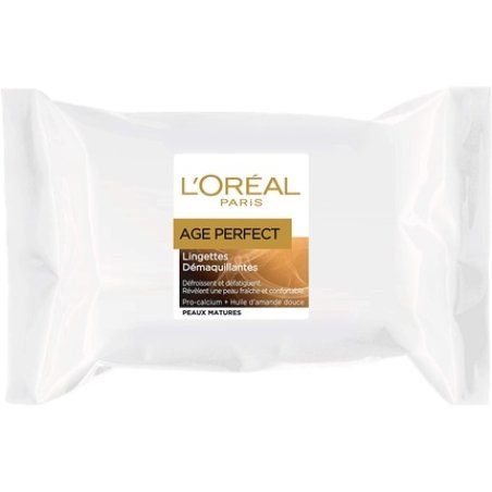 L'Oréal Paris Age Perfect Makeup Remover Wipes for Mature Skin 25 Count