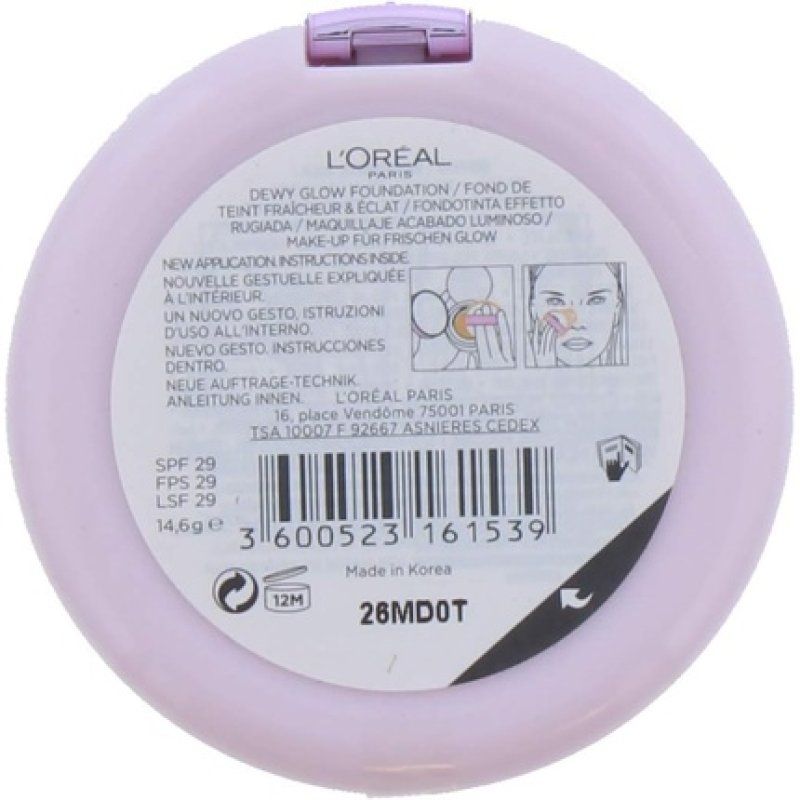 L'Oréal Nude Magique Cushion Foundation 4 Rose Vanilla 14.6g