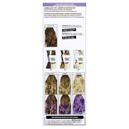 L'Oreal Colovista Purple Hair 2-Week Wash Out Number 5 30ml