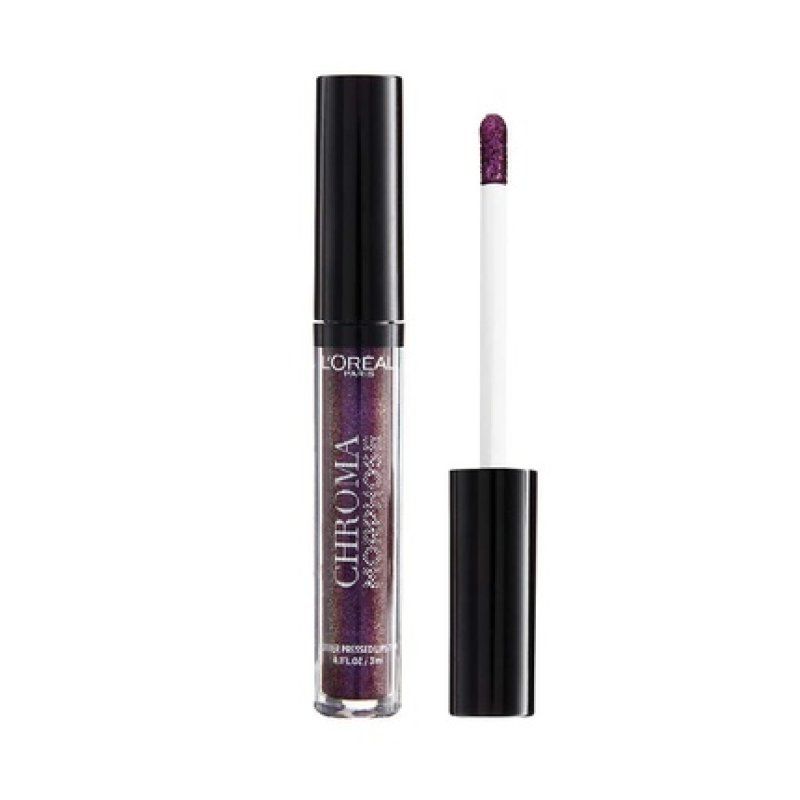 L'Oréal Chroma Morphose Glitter Pressed Lipstick 04 Deep Venom