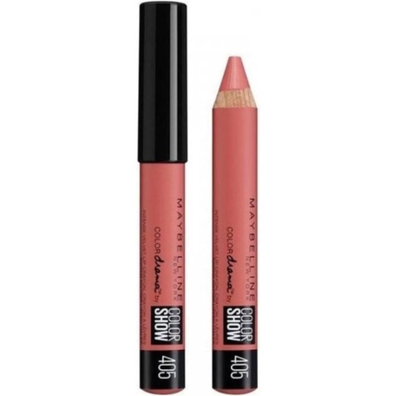 Gemey Maybelline Color Show Color Drama Lip Crayon 405 Love Peach