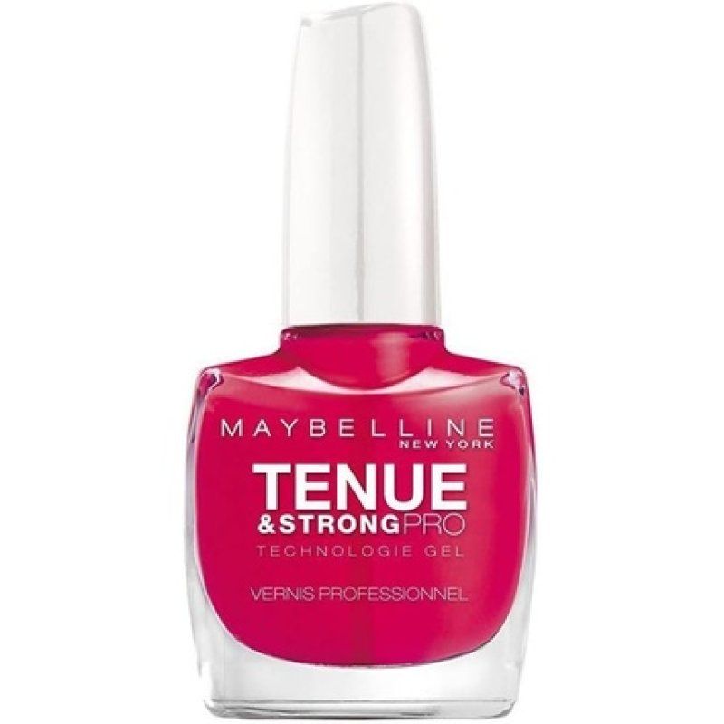 Maybelline Tenue Strong Pro 180 Rosy Pink Nail Polish 10ml