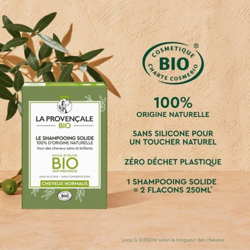 La Provencale Bio Normal Hair Solid Shampoo 100% Natural Origin