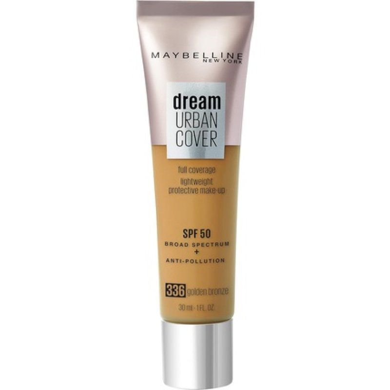 Maybelline Dream Urban Cover All-In-One Protective Makeup 336 SPF 50 Golden Bronze