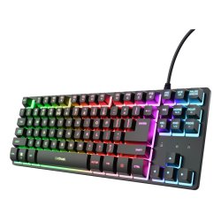 Trust GXT 833 Thado TKL keyboard Gaming USB QWERTY US English Black