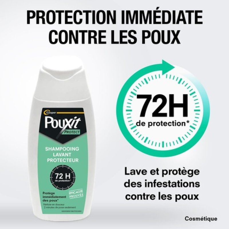 Pouxit Protect 2-in-1 Shampoo Cleansing and Protective 72h Protection