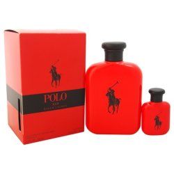 Ralph Lauren Polo Red 2 Piece Gift Set With 42oz Eau De Toilette Spray And 05oz Eau De Toilette Spray