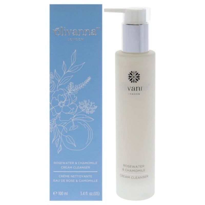 Olivanna Rosewater And Chamomile Cream Cleanser 34 Oz
