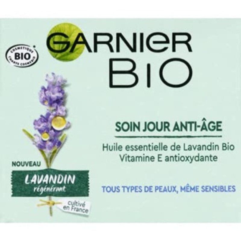Garnier Anti-Aging Day Cream with Organic Lavender and Vitamin E 50ml