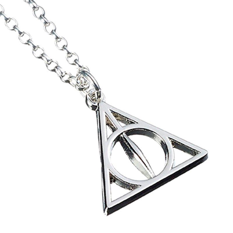 HARRY POTTER - Sterling SILVER Deathly Hallows Necklace