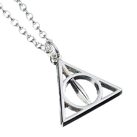 HARRY POTTER - Sterling SILVER Deathly Hallows Necklace