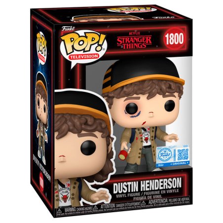 POP figure Stranger Things 5 Dustin Henderson Exclusive