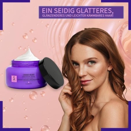 Expert Lissage Velvet Hair Mask with Argan Oil, Keratin, and Silk Proteins