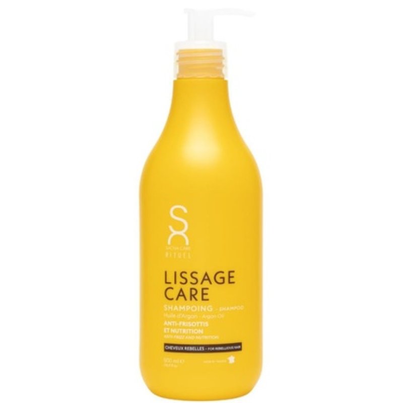 Sacha Care Rituel Lissage Care Shampoo with Argan Oil - Disciplined and Silky